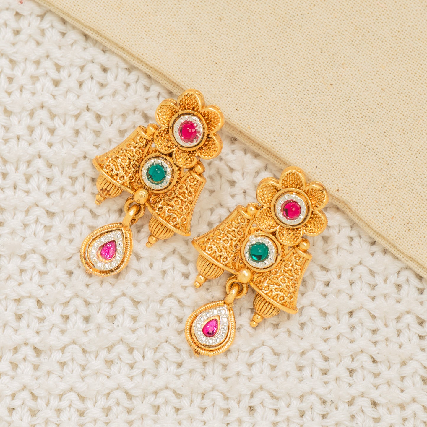 Maharani Matte Gold Set