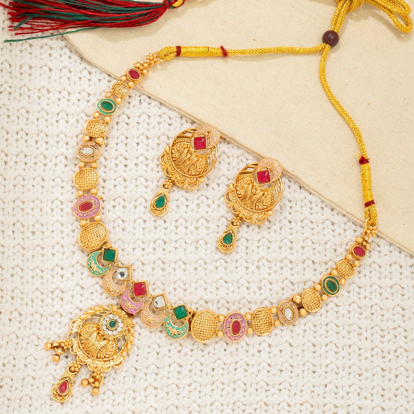 Bollywood Inspired Gold Jewellery Set