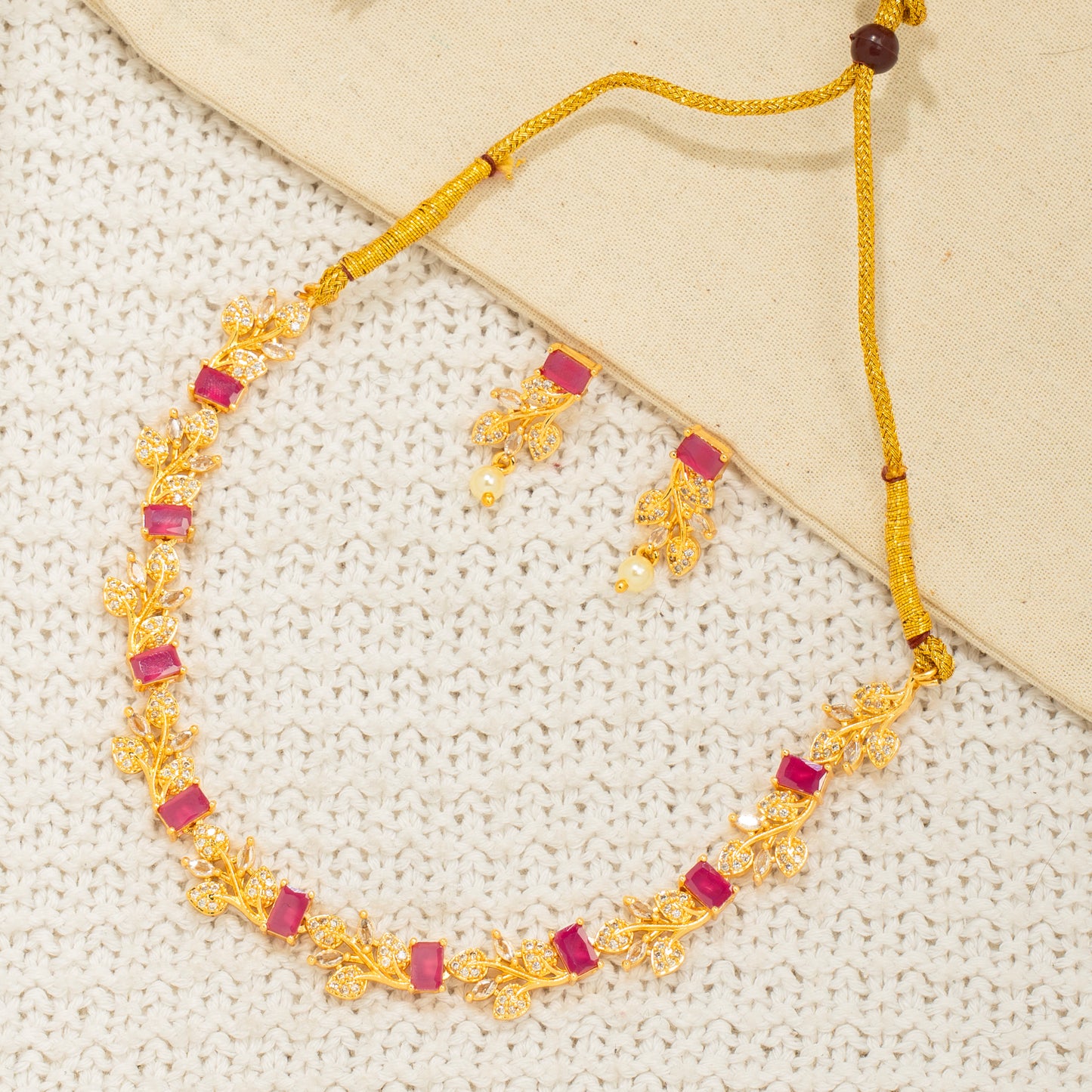 Traditional Meenakari Embellished Set