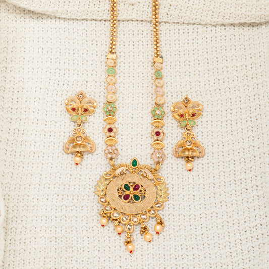 Ruby Emerald Ethnic Choker