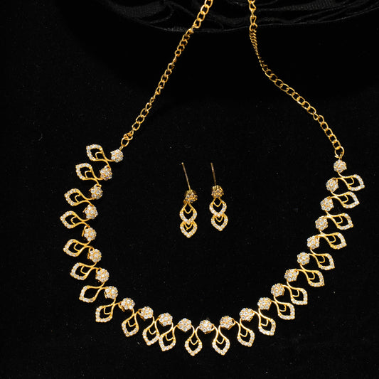 "Enchanting Ember" Gold Choker Set