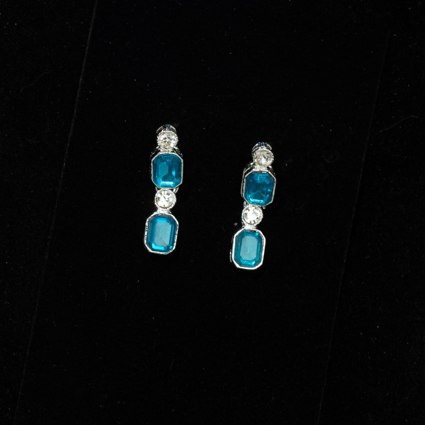 "Dual Strand Gemstone" Necklace & Earring Set
