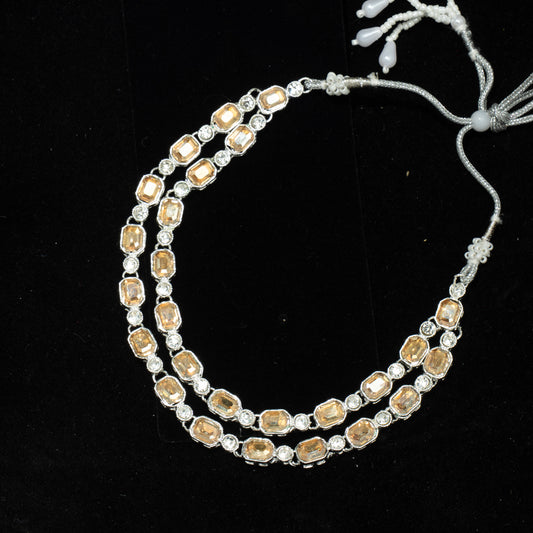 "Golden Glow" Choker & Earring Ensemble